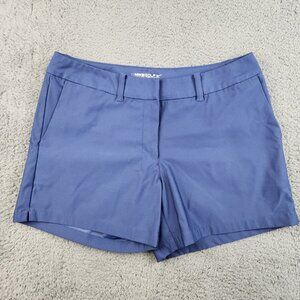 Nike Golf Performance Dri-FIT Women's Chino Shorts Size 6 Blue Polyester Casual